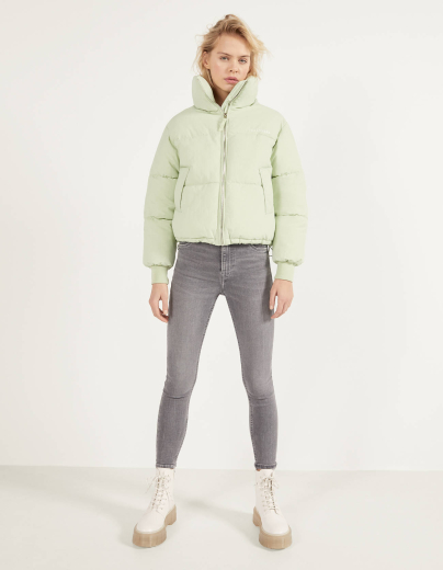 Pufferjacke aus Nylon
